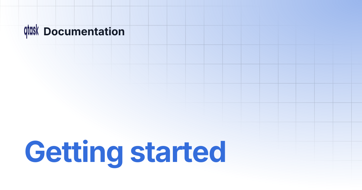 Getting started | Documentation